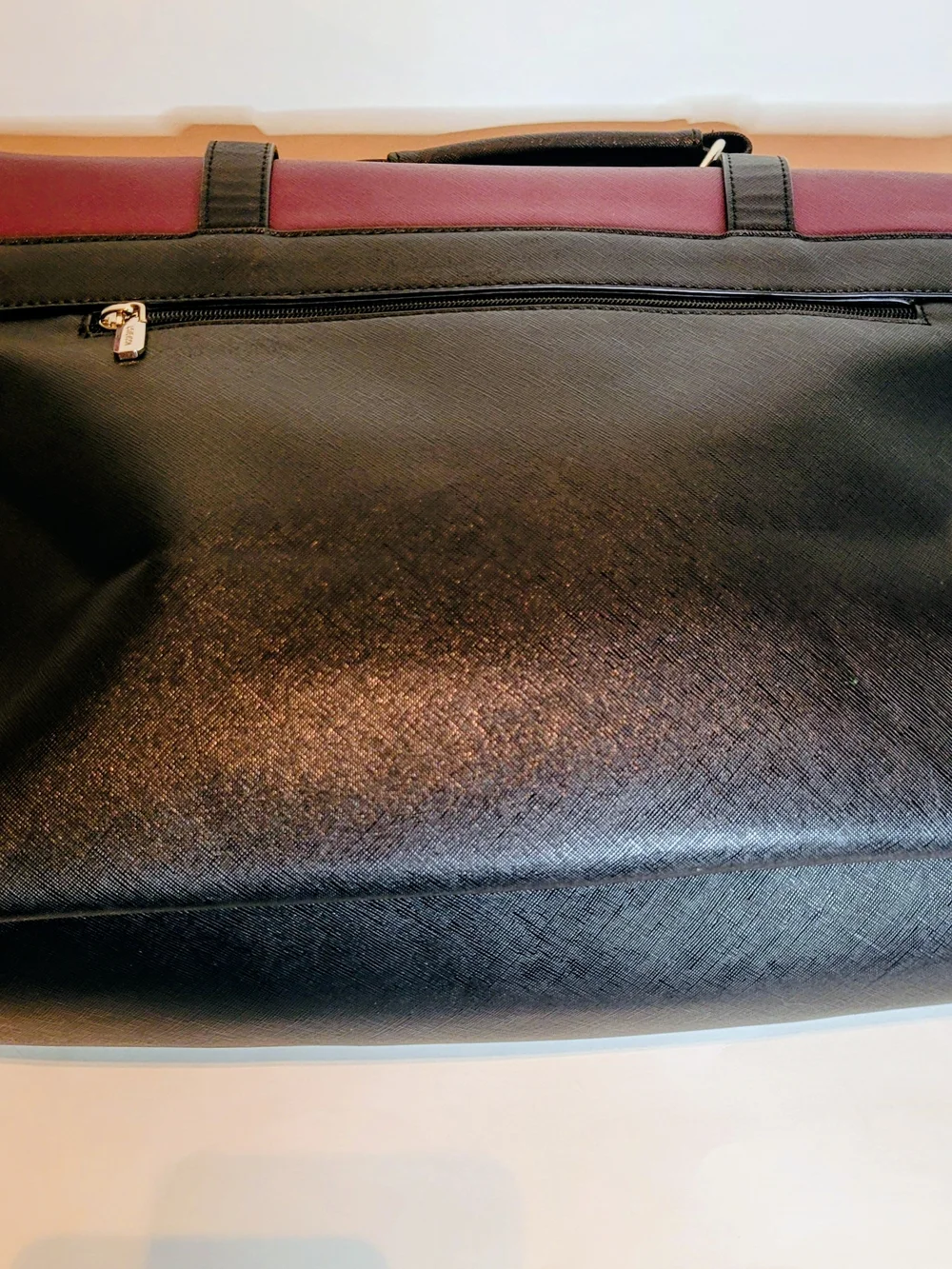 Lovevook Black and Purple Womens Laptop Bag